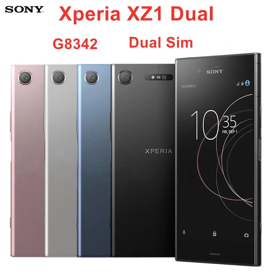 

Sony Xperia XZ1 Dual G8342 Dual Sim Original LTE Android Octa Core RAM 4GB ROM 64GB 5.2" 19MP&13MP Fingerprint NFC Mobile Phone