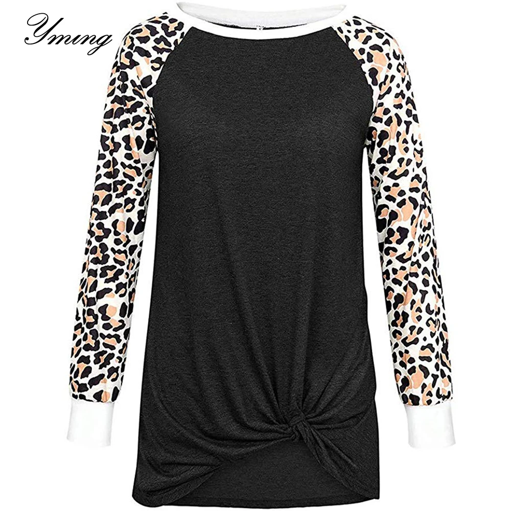 YMING Women's Leopard Print T-Shirt Round Neck Casual Shirt Raglan Long Sleeve Top Loose Leopard Long Sleeve Women's T-Shirt
YMING Women's Leopard Print T-Shirt Round Neck Casual Shirt Raglan Long Sleeve Top Loose Leopard Long Sleeve Women's T-Shirt