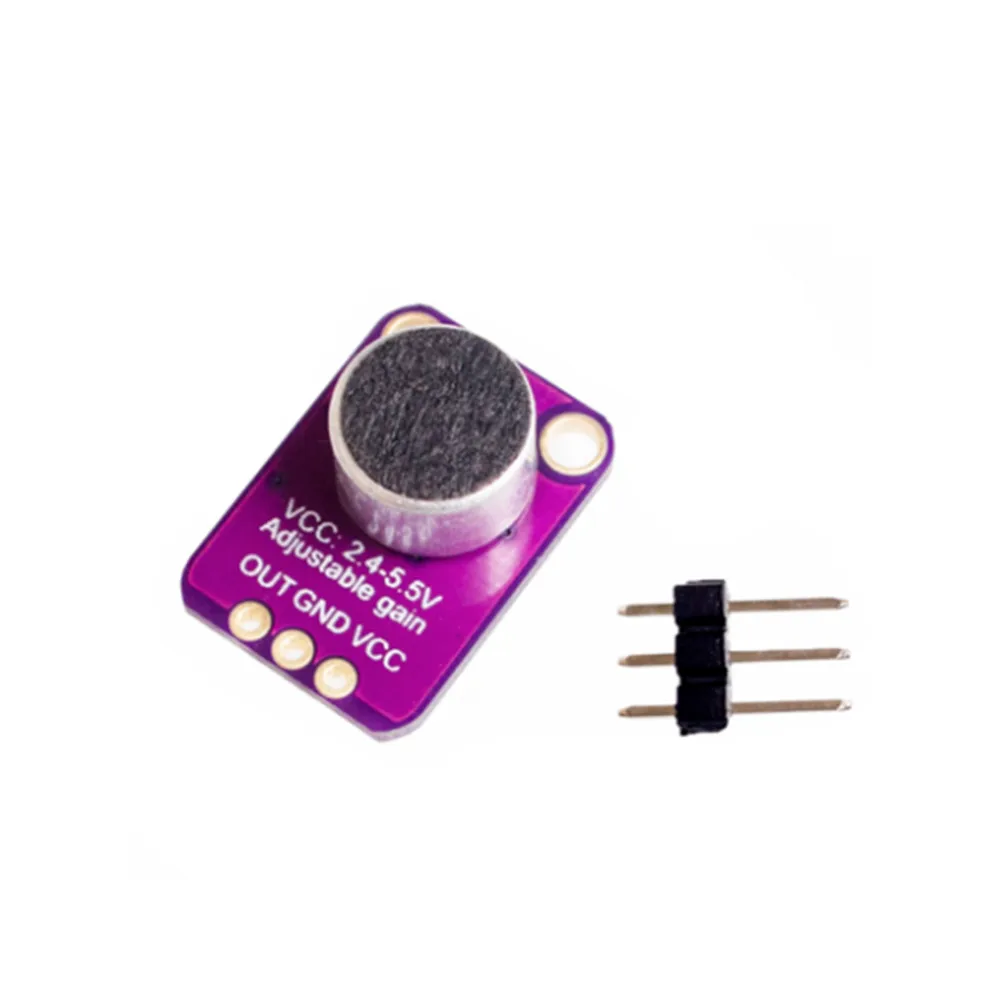 GY-MAX4466 electret microphone amplifier MAX4466 adjustable module | Электроника