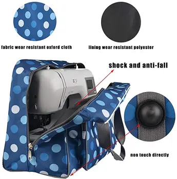 Large Capacity Home Use Multi-Functional Sewing Machine Bag Oxford Cloth Storage Bags Durable Travel Portable Tote 
Large Capacity Home Use Multi-Functional Sewing Machine Bag Oxford Cloth Storage Bags Durable Travel Portable Tote