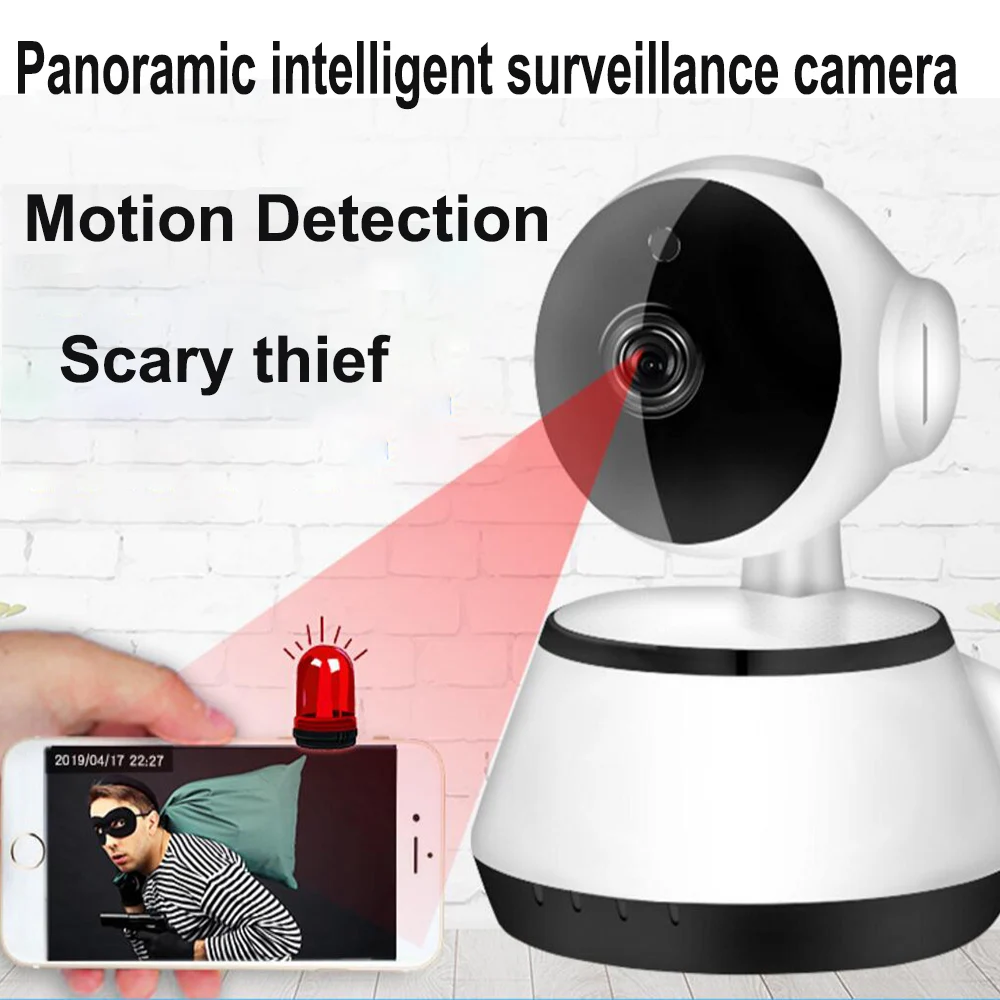Mini 1MP Home Security IP Camera Two Way Audio Wireless Camera Night Vision CCTV WiFi Camera Baby Monitor APP V380
Mini 1MP Home Security IP Camera Two Way Audio Wireless Camera Night Vision CCTV WiFi Camera Baby Monitor APP V380