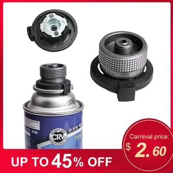 Outdoor Gas Cartridge Head Conversion Adapter Nozzle Bottle Type Input Screw Valve Output Camping Stove Accessories Cookware
Outdoor Gas Cartridge Head Conversion Adapter Nozzle Bottle Type Input Screw Valve Output Camping Stove Accessories Cookware