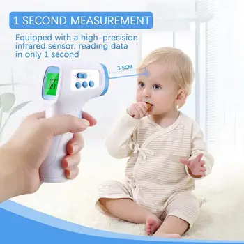 Non Contact Infrared Forehead Thermometer for Fever Body Thermometer and Surface Thermometer 2 in 1 Dual Mode Thermometer
Non Contact Infrared Forehead Thermometer for Fever Body Thermometer and Surface Thermometer 2 in 1 Dual Mode Thermometer