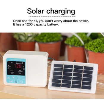 Solar Energy Charging Potted Plant Drip Irrigation Water Pump Timer System Intelligent Garden Automatic Watering Device
Solar Energy Charging Potted Plant Drip Irrigation Water Pump Timer System Intelligent Garden Automatic Watering Device