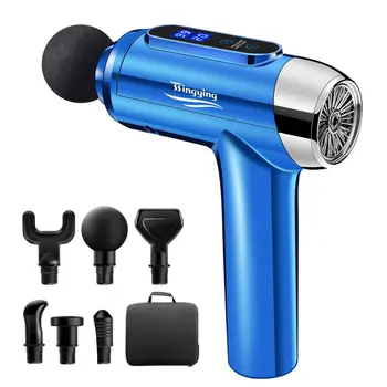 Massage Gun Muscle Relaxation Vibration Fascial Gun Fitness Equipment Noise Reduction Design For Male Female electric Massager 
Massage Gun Muscle Relaxation Vibration Fascial Gun Fitness Equipment Noise Reduction Design For Male Female electric Massager