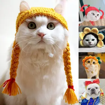 Cat Dog Puppy Animal Christmas Hat Xmas Knit Hat Cute Cartoon Handmade Dog Cat Hat Animal Party Costume Cap Pet Decor Accessory 
Cat Dog Puppy Animal Christmas Hat Xmas Knit Hat Cute Cartoon Handmade Dog Cat Hat Animal Party Costume Cap Pet Decor Accessory