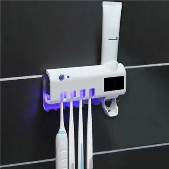 5V UV Sterilization Toothbrush Holder Dispenser Power-saving With Solar Panel 
5V UV Sterilization Toothbrush Holder Dispenser Power-saving With Solar Panel