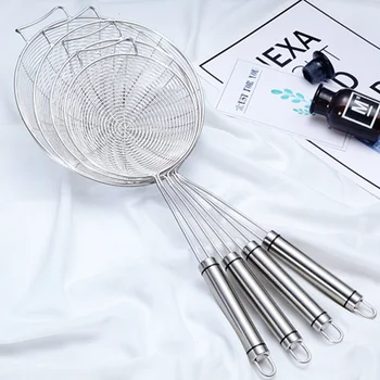 Skimmer Spoon Fry Oil Mesh Strainer Spider Stainless Steel Large Fat Fish Round Slotted Ladle Deep Wire Basket Fine Grease Stir
Skimmer Spoon Fry Oil Mesh Strainer Spider Stainless Steel Large Fat Fish Round Slotted Ladle Deep Wire Basket Fine Grease Stir