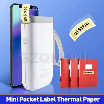 Label Printer Mini Pocket Thermal Notes Bluetooth Wireless label Printer Portable Printer for Android iOS Phone
Label Printer Mini Pocket Thermal Notes Bluetooth Wireless label Printer Portable Printer for Android iOS Phone
