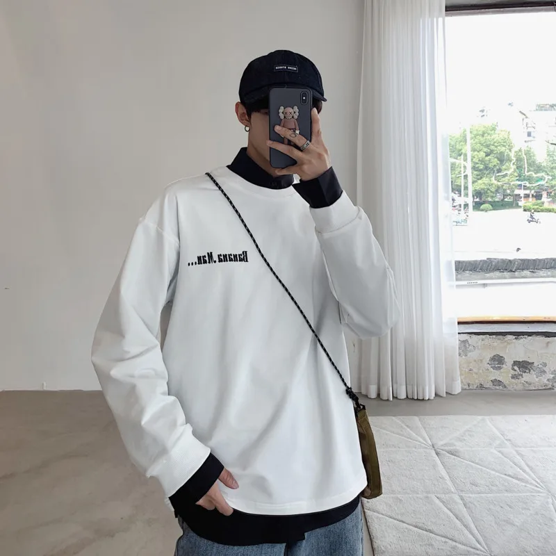 2019 Autumn Men's New Casual Contrast Color Letter Printing Round Neck Hoodies Loose Temperament Trend Cotton Harajuku
2019 Autumn Men's New Casual Contrast Color Letter Printing Round Neck Hoodies Loose Temperament Trend Cotton Harajuku