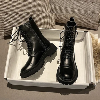 Genuine Leather Martin Boots Rubber Women's Shoes 2020 Zipper Platform Shoes Woman Booties Black Boots For Women Bottine Femme
Genuine Leather Martin Boots Rubber Women's Shoes 2020 Zipper Platform Shoes Woman Booties Black Boots For Women Bottine Femme