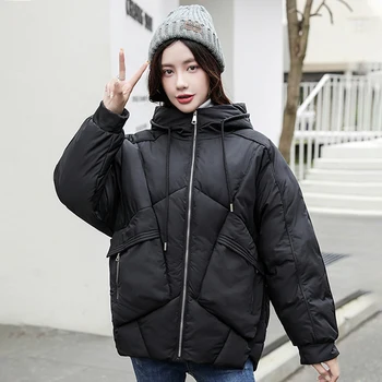 2020 Jacket Women Winter Warm Thick Solid Cotton Parkas Coat Women Casual Down Jackets Coat Overcoat 
2020 Jacket Women Winter Warm Thick Solid Cotton Parkas Coat Women Casual Down Jackets Coat Overcoat