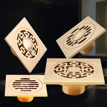 1pc Antique Brass Flower Art Carved Euro Floor Drains Square Floor Drain Strainer Anti-Rust Bathroom Supplies Dual-Use
1pc Antique Brass Flower Art Carved Euro Floor Drains Square Floor Drain Strainer Anti-Rust Bathroom Supplies Dual-Use