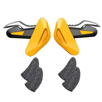 BEE Mobile Gaming Trigger Joystick For PUBG Mobile Gamepad Fire Button Aim Key L1R1 and 2 Pairs Gaming Finger Covers
BEE Mobile Gaming Trigger Joystick For PUBG Mobile Gamepad Fire Button Aim Key L1R1 and 2 Pairs Gaming Finger Covers