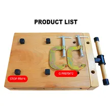 Portable woodworking table desktop Multifunctional woodworking table Manual workbench 6 fixing holes 2 moving holes
Portable woodworking table desktop Multifunctional woodworking table Manual workbench 6 fixing holes 2 moving holes