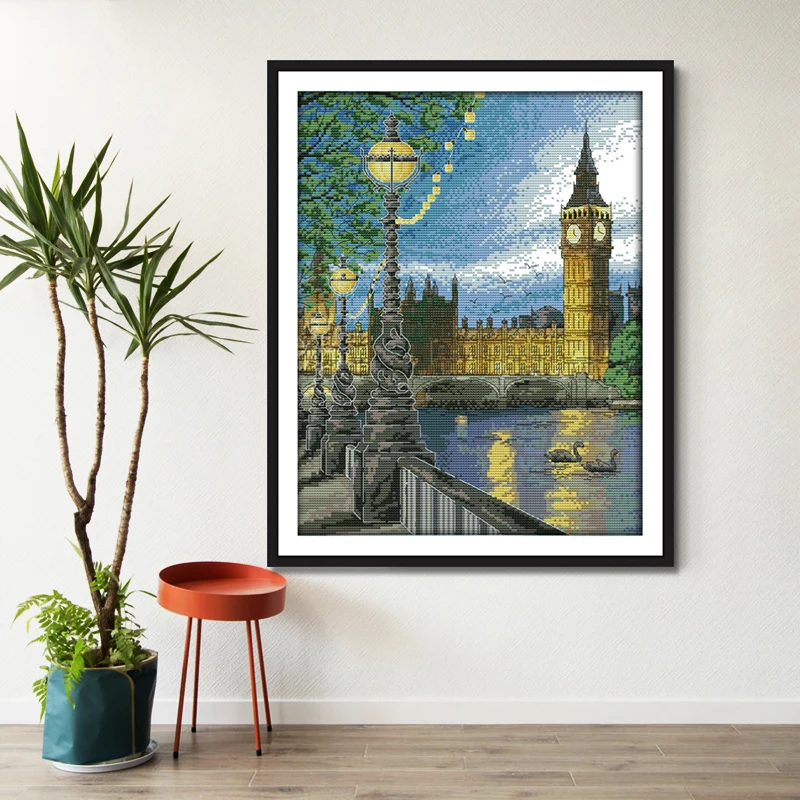 Joy Sunday British Architecture London Clock Tower cross stitch kit counted Printed Chinese embroidery set needlework decoration
Joy Sunday British Architecture London Clock Tower cross stitch kit counted Printed Chinese embroidery set needlework decoration