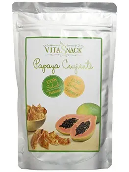 Vitasnack, Papaya deshidratada - 10 de 24 gr. (Total 240 gr.)
Vitasnack, Papaya deshidratada - 10 de 24 gr. (Total 240 gr.)