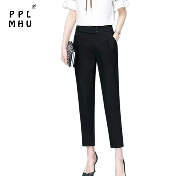 Casual high waist Ankle-Length Pencil Pants women Summer Big size thin trousers female Mam's straight leg butt lifting pants
Casual high waist Ankle-Length Pencil Pants women Summer Big size thin trousers female Mam's straight leg butt lifting pants