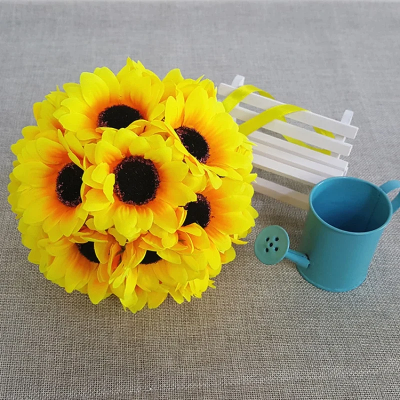 Artificial Sunflowers Kissing Ball Bouquet Wedding Party Ceremony Centerpiece Decorations Photo Props New x
Artificial Sunflowers Kissing Ball Bouquet Wedding Party Ceremony Centerpiece Decorations Photo Props New x