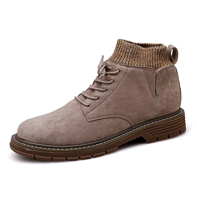 High Quality Vintage Men Boots Suede Western Comfortable Ankle Boots Men Waterproof Winter Work Casual Male Shoes Sneakers Bota 
High Quality Vintage Men Boots Suede Western Comfortable Ankle Boots Men Waterproof Winter Work Casual Male Shoes Sneakers Bota