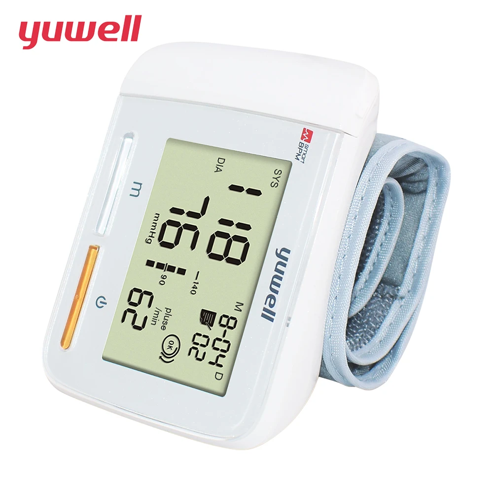 Wrist Blood Pressure Monitor Portable LCD Medical pulse Equipment Measurement CE Household Health 8900A
Wrist Blood Pressure Monitor Portable LCD Medical pulse Equipment Measurement CE Household Health 8900A