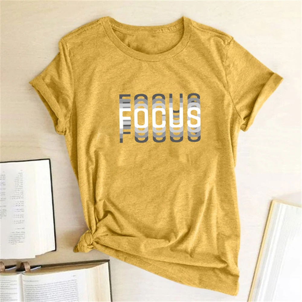 Focus 3D Graphic Print T-shirts Free Shipping JKP4747