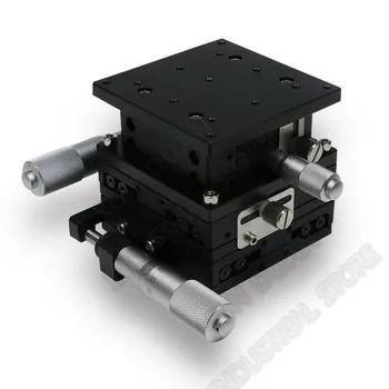 XYZ 3 Axis 80*80mm Trimming Station heavy load Manual Displacement Platform Double Cross Roller Guide Linear Stage Sliding Table
XYZ 3 Axis 80*80mm Trimming Station heavy load Manual Displacement Platform Double Cross Roller Guide Linear Stage Sliding Table