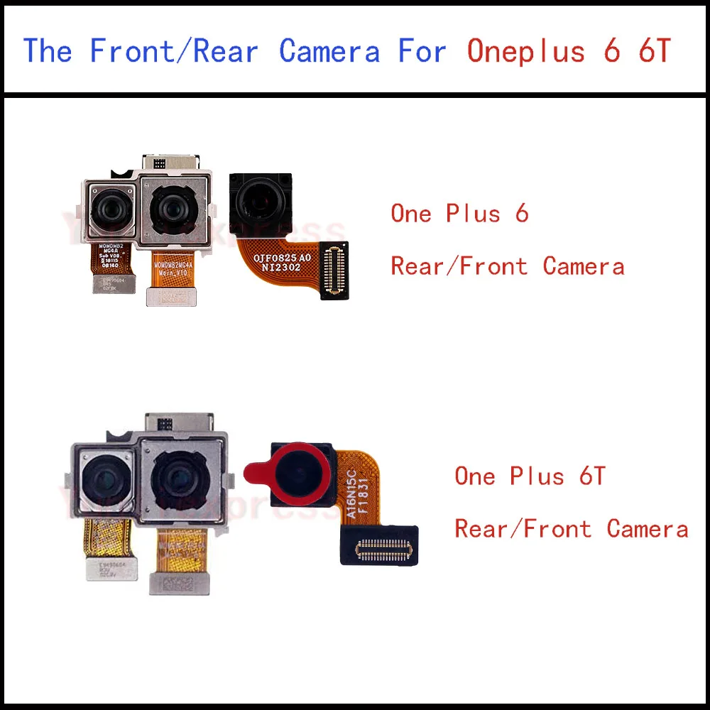 For Oneplus 6 One Plus 6T Rear Camera Back Front Camera Flex Cable Repair Replacement Parts
For Oneplus 6 One Plus 6T Rear Camera Back Front Camera Flex Cable Repair Replacement Parts