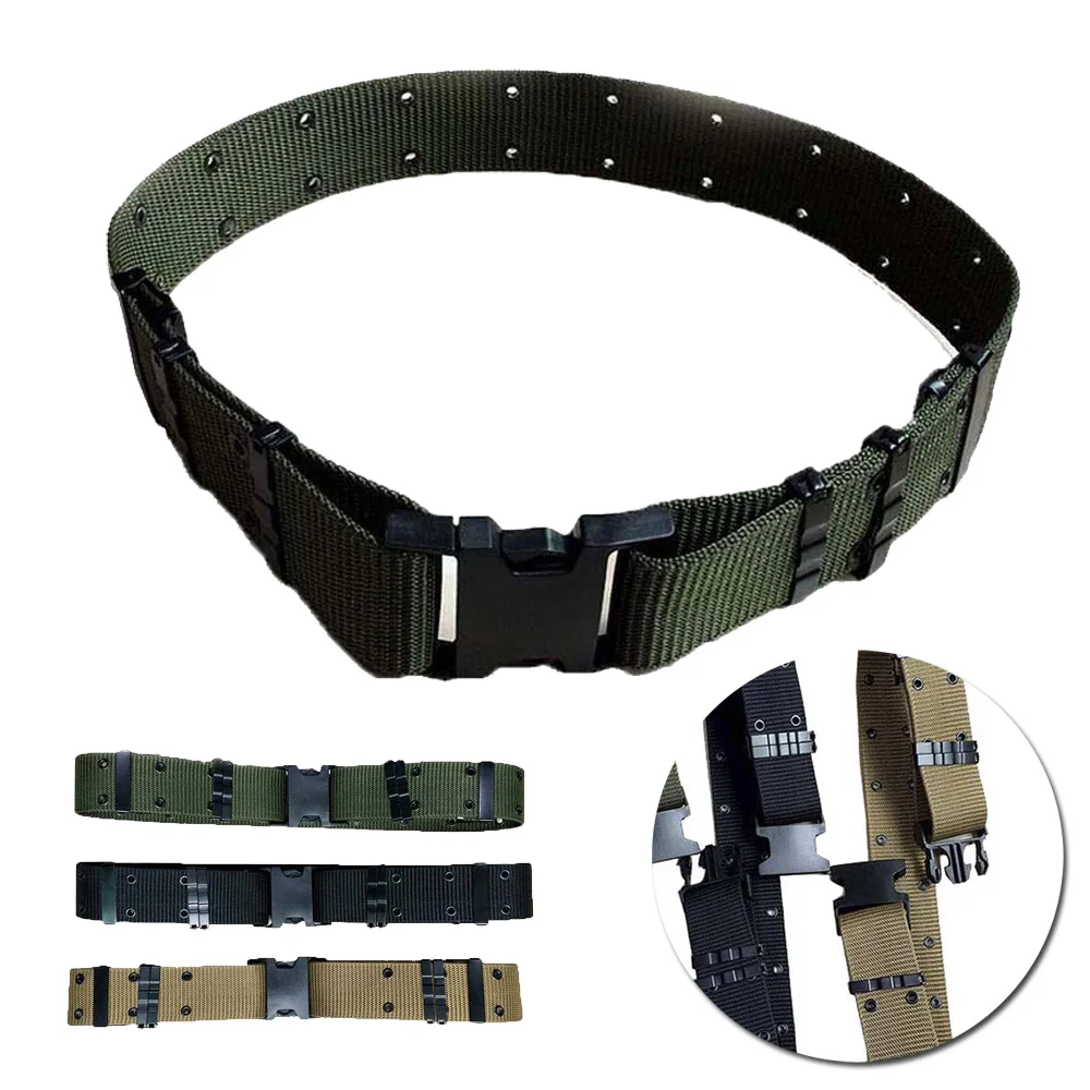 New Combat Canvas Duty Outdoor Sport Belt With Plastic Buckle Army Military Adjustable Outdoor Fan Hook Loop Waistband
New Combat Canvas Duty Outdoor Sport Belt With Plastic Buckle Army Military Adjustable Outdoor Fan Hook Loop Waistband