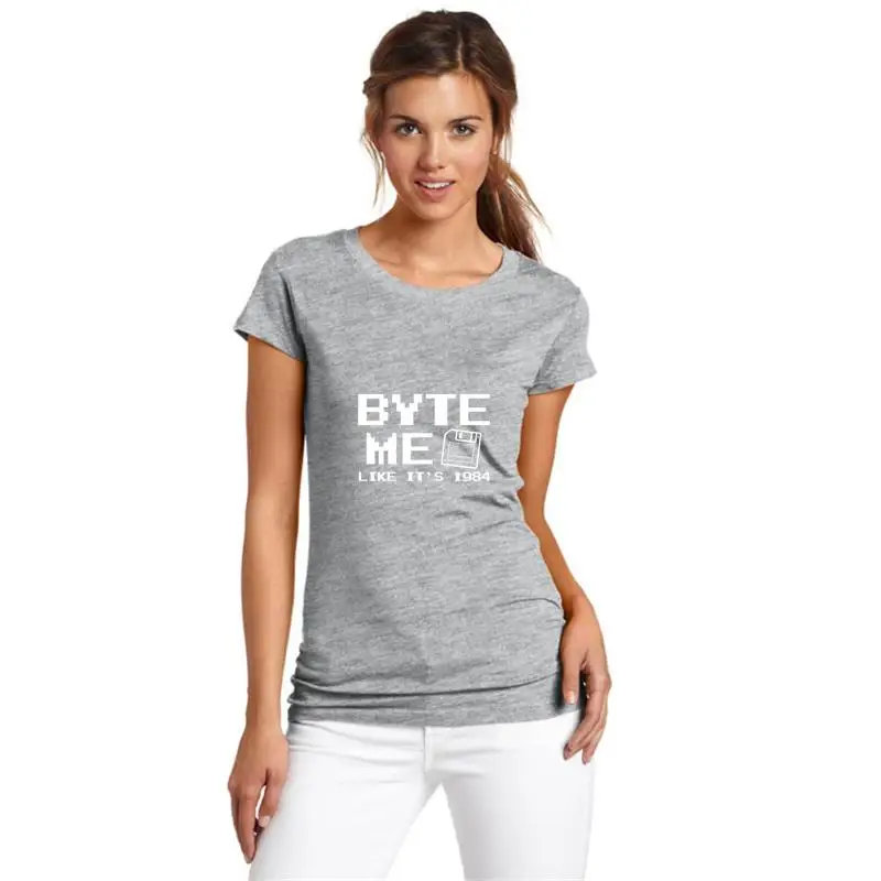 Custom Byte Me Like It's 1984 tee shirt s-6xl fitted Spandex streetwear men and women tee t shirts 
Custom Byte Me Like It's 1984 tee shirt s-6xl fitted Spandex streetwear men and women tee t shirts
