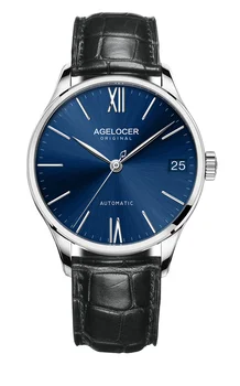 AGELOCER Mens Caliber.A 4610 Mechanical Movement Automatic Dress watch Big Date
AGELOCER Mens Caliber.A 4610 Mechanical Movement Automatic Dress watch Big Date