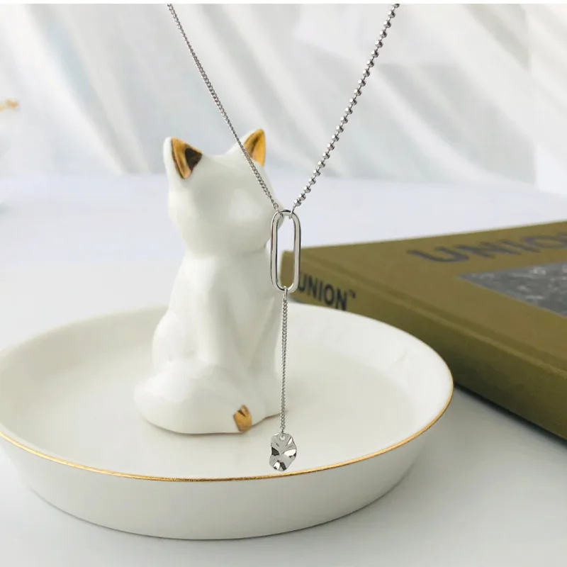 Gold Pendants Necklaces Jewelry 925 Sterling Silver Necklaces For Women Korean Tassel Long Gold Necklaces Collar Plata De Ley
Gold Pendants Necklaces Jewelry 925 Sterling Silver Necklaces For Women Korean Tassel Long Gold Necklaces Collar Plata De Ley