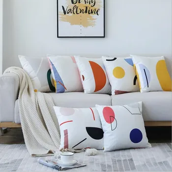 Cutelife Nordic Morandi Color Block Pillowcase Geometric Abstract Pattern Cushion Pillow Protector Home Decor Pillowcases 45*45
Cutelife Nordic Morandi Color Block Pillowcase Geometric Abstract Pattern Cushion Pillow Protector Home Decor Pillowcases 45*45