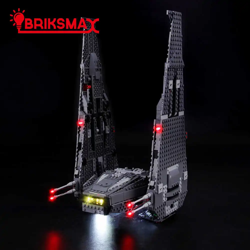 BriksMax Light Kit For Kylo Ren' s Command Shuttle Lighting Set Compatible With 75104 (NOT Include The Model)
BriksMax Light Kit For Kylo Ren' s Command Shuttle Lighting Set Compatible With 75104 (NOT Include The Model)
