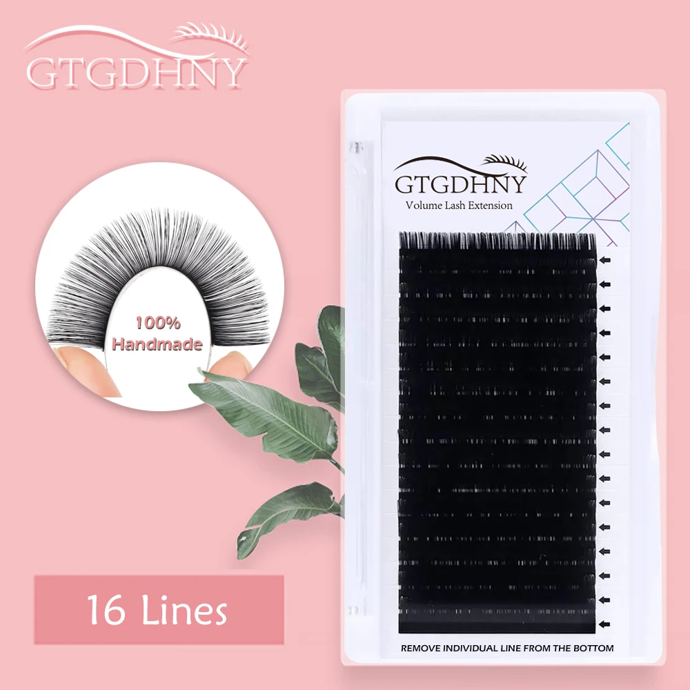 GTGDHNY 16 lines Natural Synthetic Eyelash Extensions 8~17 MM Makeup for Professional Mink Individual Eyelash Extension
GTGDHNY 16 lines Natural Synthetic Eyelash Extensions 8~17 MM Makeup for Professional Mink Individual Eyelash Extension