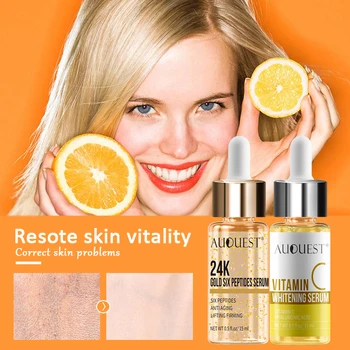 AuQuest Face Serum Anti-aging Skin Moisturizer Firm Skin Lightening Collagen Ball Oil-control Serum Essence 
AuQuest Face Serum Anti-aging Skin Moisturizer Firm Skin Lightening Collagen Ball Oil-control Serum Essence