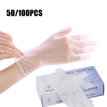 50/100PCS Transparent Powdered Vinyl Gloves Latex Free Disposable Home Cleaning Food Rubber Anti-pollution Gloves Toiletry Kits
50/100PCS Transparent Powdered Vinyl Gloves Latex Free Disposable Home Cleaning Food Rubber Anti-pollution Gloves Toiletry Kits