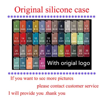100Pcs/lot Original Silicone Case For Phone i5 SE 6 6s 7 8 plus iX XS XR XS MAX Phone Cover case with Packaging
100Pcs/lot Original Silicone Case For Phone i5 SE 6 6s 7 8 plus iX XS XR XS MAX Phone Cover case with Packaging