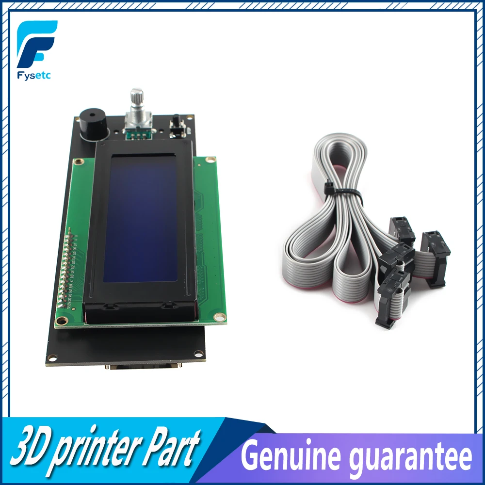 2004 LCD Display 3D Printer Controller With Adapter RAMPS 1.4 Reprap Mendel (20 characters x 4 lines) Free Shipping
2004 LCD Display 3D Printer Controller With Adapter RAMPS 1.4 Reprap Mendel (20 characters x 4 lines) Free Shipping
