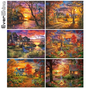 Evershine 5D DIY Diamond Painting Tree Full Square Diamond Embroidery House Landscape Handmade Gifts Autumn Home Decorations
Evershine 5D DIY Diamond Painting Tree Full Square Diamond Embroidery House Landscape Handmade Gifts Autumn Home Decorations