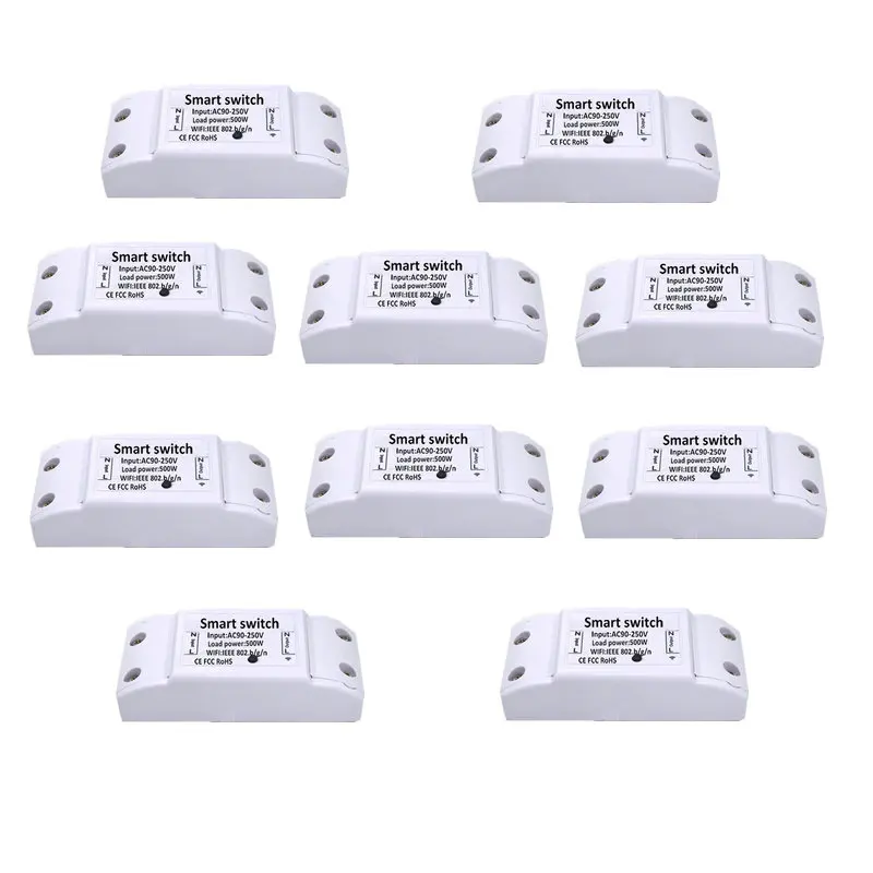 Wifi Switch Smart Home Wireless Remote Control Light Switch DIY Modules Receiver Work With Alexa/Google Home For Smart Home
Wifi Switch Smart Home Wireless Remote Control Light Switch DIY Modules Receiver Work With Alexa/Google Home For Smart Home