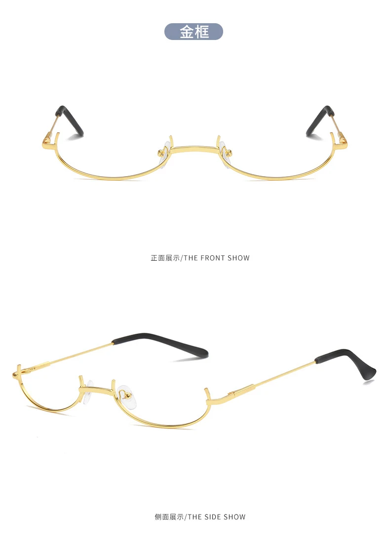 Cosplay&ware Anime Fate Fgo Mysterious Heroine X Alter Cosplay Glasses Half-frame Non-lens Metal Eyeglasses Frames 11 Cosplay&ware Anime Fate Fgo Mysterious Heroine X Alter Cosplay Glasses Half-frame Non-lens Metal Eyeglasses Frames -Zentai shop online H2351958028894db4a59d9de33219e1f1J.jpg