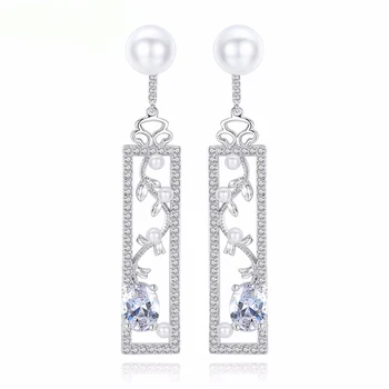 LUALA Trendy Vine Ratten Symbolizing Hopes Withe CZ Dangle Earrings With Imitation Pearl Drop For Women Valentine Gifts
LUALA Trendy Vine Ratten Symbolizing Hopes Withe CZ Dangle Earrings With Imitation Pearl Drop For Women Valentine Gifts