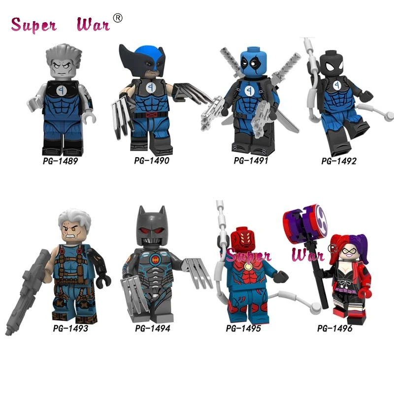 50pcs Marvel Movie Colossus Wolverine Deadpool Cable Spiderman Spider-Man Far From Home Mysterio building block for children toy
50pcs Marvel Movie Colossus Wolverine Deadpool Cable Spiderman Spider-Man Far From Home Mysterio building block for children toy