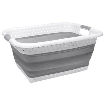 Collapsible Laundry Basket - Foldable Pop-Up Storage Container - Square Space Saving Organizer- Portable PP+TPR Laundry Basket w
Collapsible Laundry Basket - Foldable Pop-Up Storage Container - Square Space Saving Organizer- Portable PP+TPR Laundry Basket w