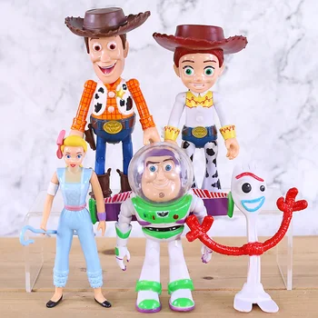 Toy Story 4 Woody Jessie Buzz Lightyear Forky BoPeep Action Figure Dolls Toy Cartoon Toys Kids Gifts 5pcs/set
Toy Story 4 Woody Jessie Buzz Lightyear Forky BoPeep Action Figure Dolls Toy Cartoon Toys Kids Gifts 5pcs/set