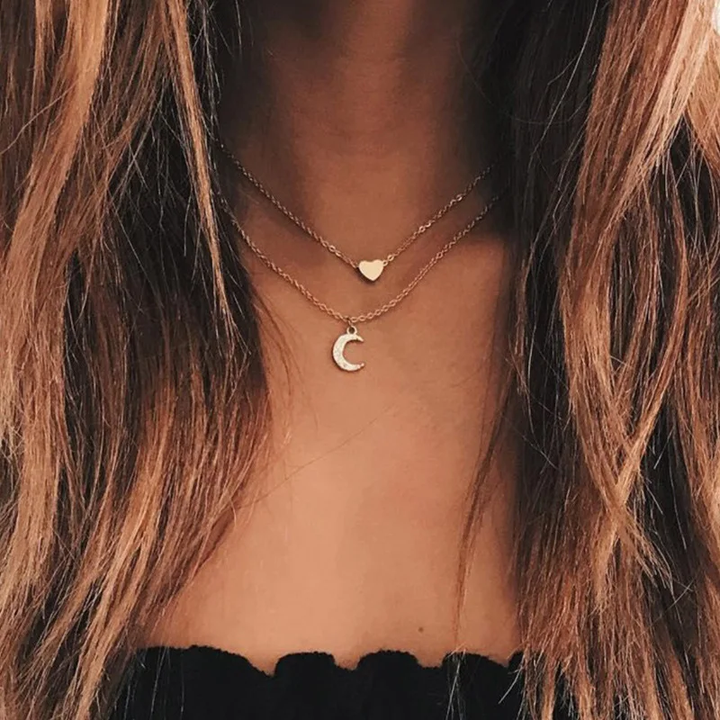 Europe And The United States Fashion Simple Street Shoot Tide Brand Personality Wild Items Decorated Peach Heart Crystal Moon Ne
Europe And The United States Fashion Simple Street Shoot Tide Brand Personality Wild Items Decorated Peach Heart Crystal Moon Ne