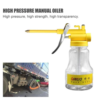 300ml High Pressure Pump Machine Lubricating Fluid Spraying Manual Oil Can Transparent Long Mouth Flexible Large Capacity Spout 
300ml High Pressure Pump Machine Lubricating Fluid Spraying Manual Oil Can Transparent Long Mouth Flexible Large Capacity Spout