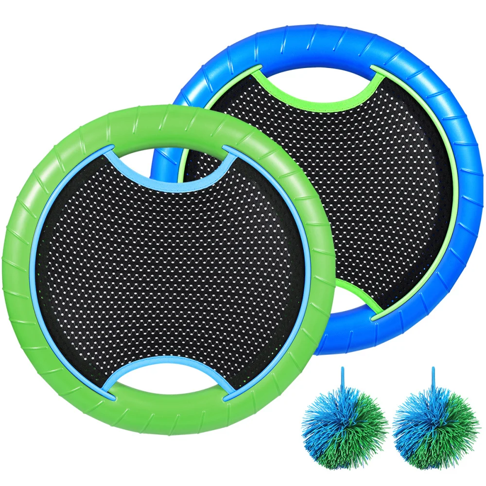 VORCOOL Slap Ball Hand Trampoline Super Disc Flying Disk Bounce Game with Rubberband Bouncy Ball (Random Color)
VORCOOL Slap Ball Hand Trampoline Super Disc Flying Disk Bounce Game with Rubberband Bouncy Ball (Random Color)