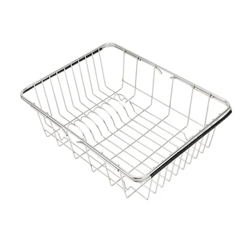 Expandable Dish Drying Rack Over the Sink Dish Rack On Counter Dish Drainer Rustproof Stainless Steel for Kitchen Storage
Expandable Dish Drying Rack Over the Sink Dish Rack On Counter Dish Drainer Rustproof Stainless Steel for Kitchen Storage